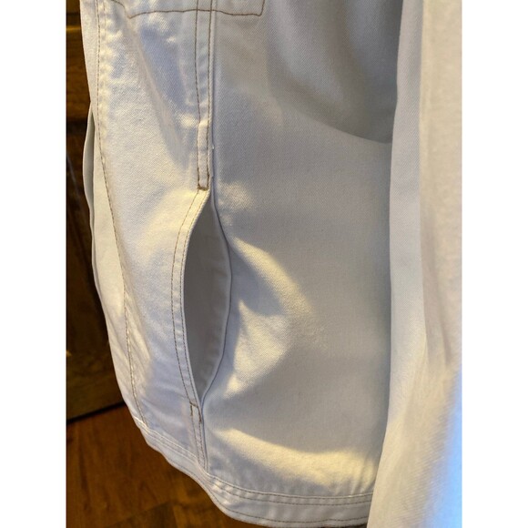Denim & Co Jean Jacket Womens White Plus Size XL Western Beadwork Pockets - Picture 8 of 12